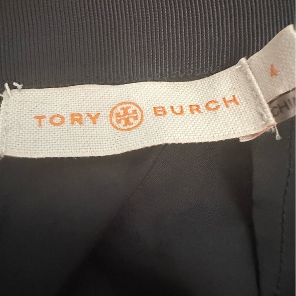 Tory Burch Size 4  Lace Pencil Skirt Scalloped Embroidered Floral Slit @ - Picture 7 of 10